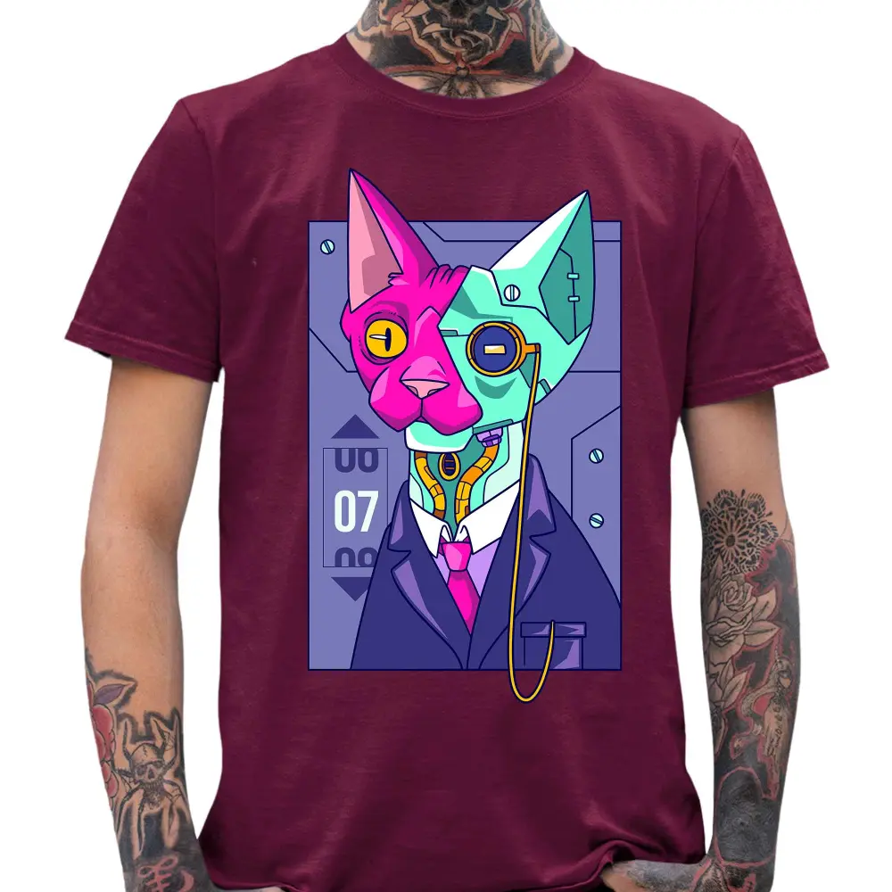 07 Gothic Cat T-Shirt - Tshirtpark.com