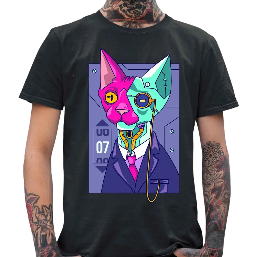 07 Gothic Cat T-Shirt - Tshirtpark.com