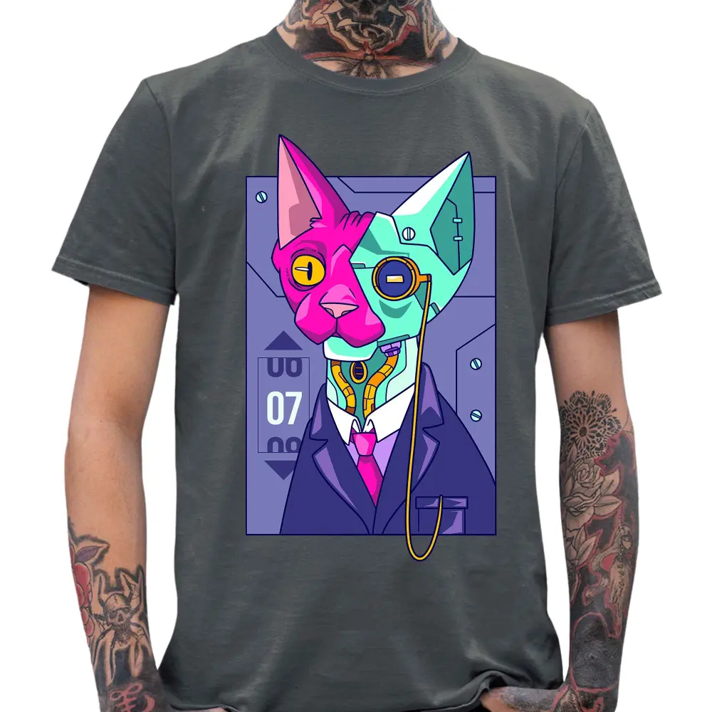 07 Gothic Cat T-Shirt - Tshirtpark.com