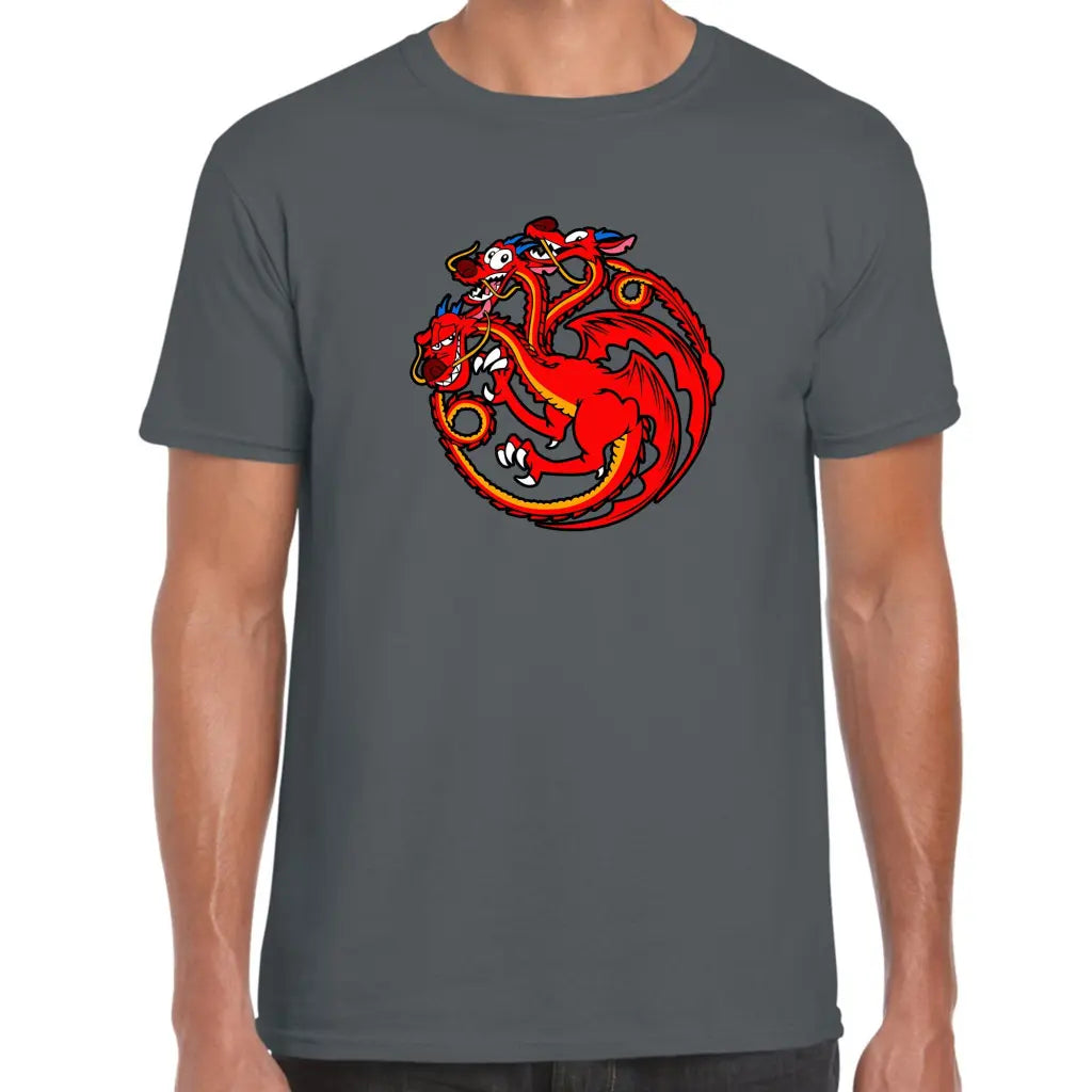 3 Head Dragon T-Shirt - Tshirtpark.com