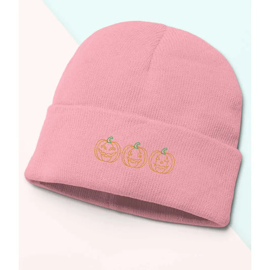 3 Pumpkins Halloween Beanie - Tshirtpark.com