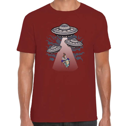 3 Ufo T-Shirt T-Shirt - Tshirtpark.com
