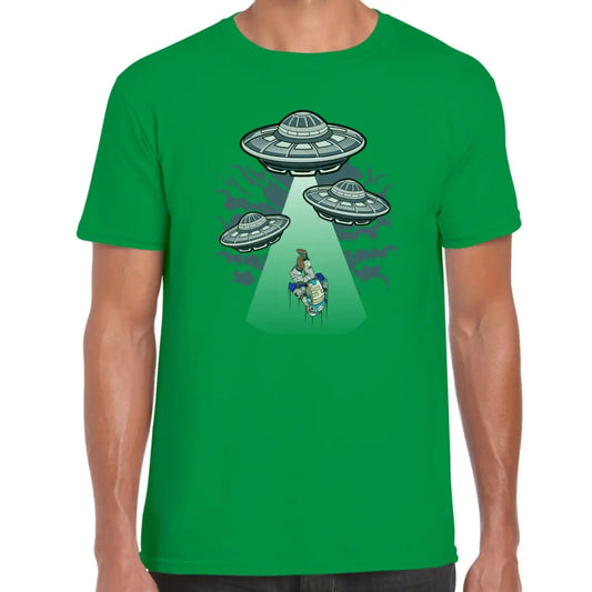 3 Ufo T-Shirt T-Shirt - Tshirtpark.com