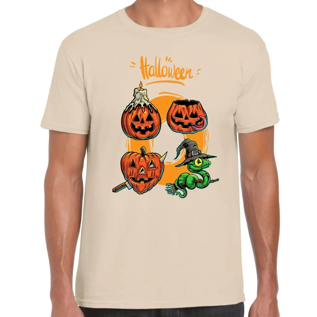 4 Pumpkins T-Shirt - Tshirtpark.com