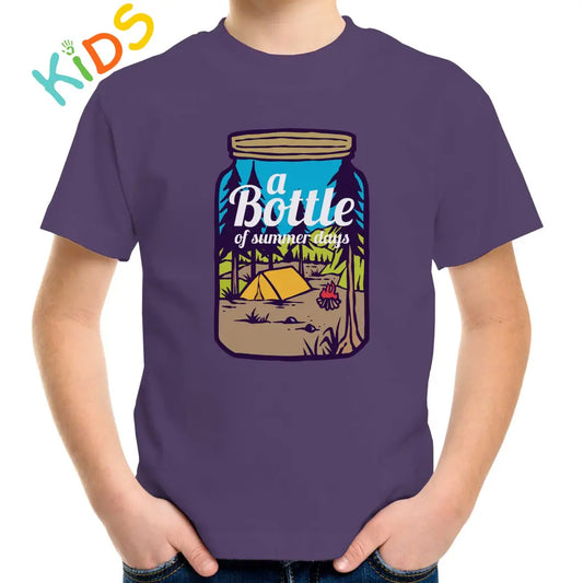 A Bottle Of Summer Days Kids T-shirt - Tshirtpark.com