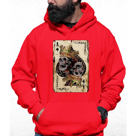 Ace Of Spades Skull Colour Hoodie - Tshirtpark.com