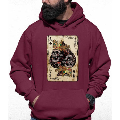 Ace Of Spades Skull Colour Hoodie - Tshirtpark.com