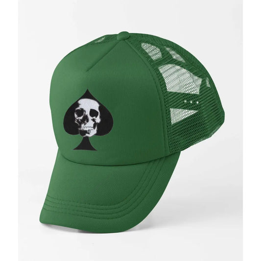 Ace Skull Trucker Cap - Tshirtpark.com