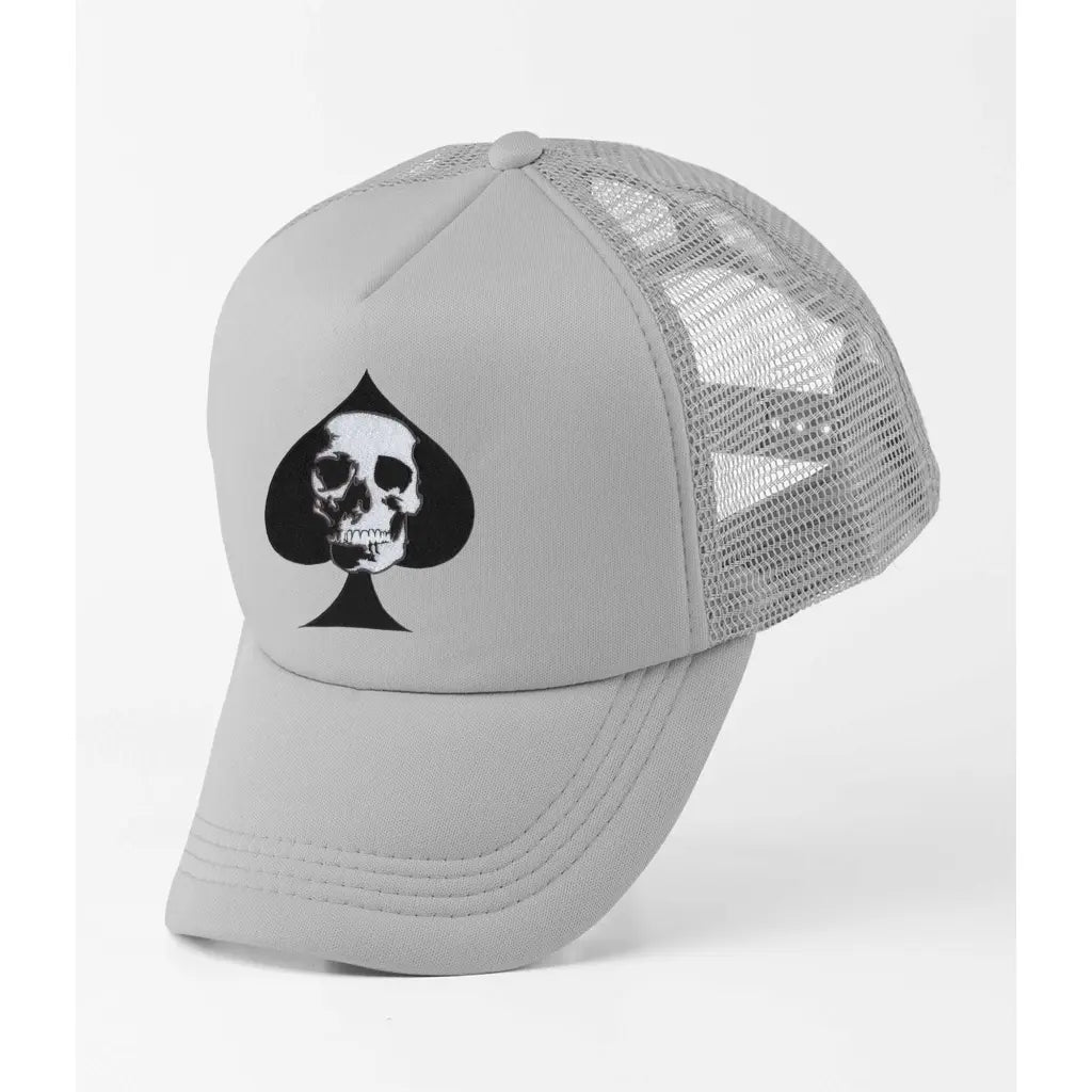 Ace Skull Trucker Cap - Tshirtpark.com