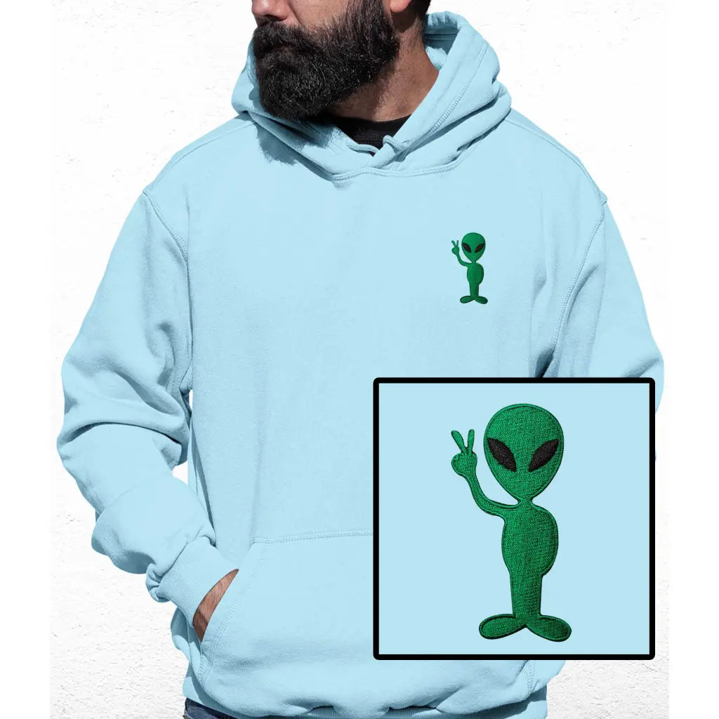 Alien Embroidered Colour Hoodie - Tshirtpark.com