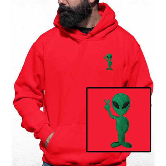 Alien Embroidered Colour Hoodie - Tshirtpark.com