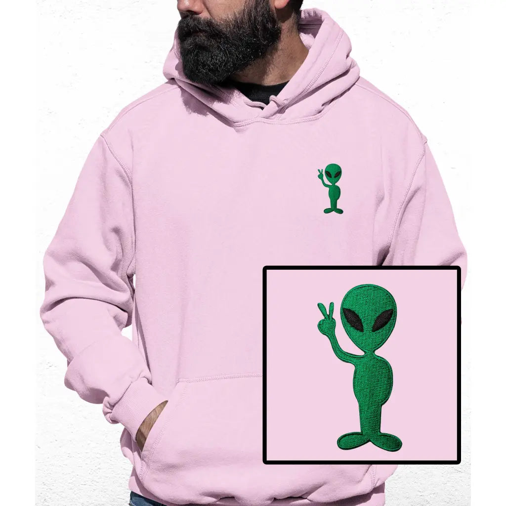 Alien Embroidered Colour Hoodie - Tshirtpark.com
