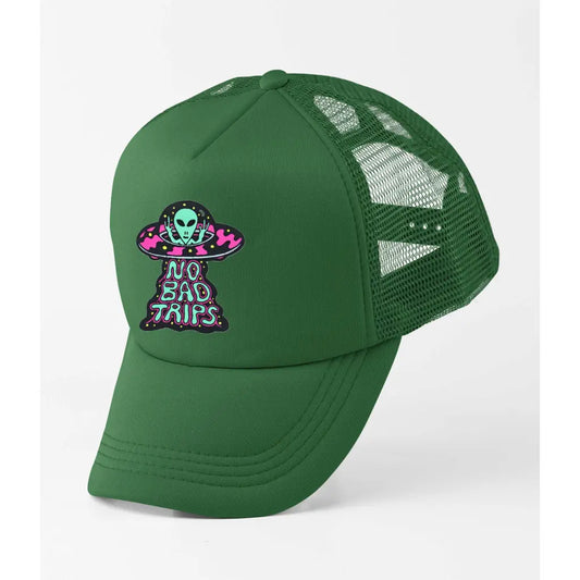 Alien No Bad Trips Trucker Cap - Tshirtpark.com