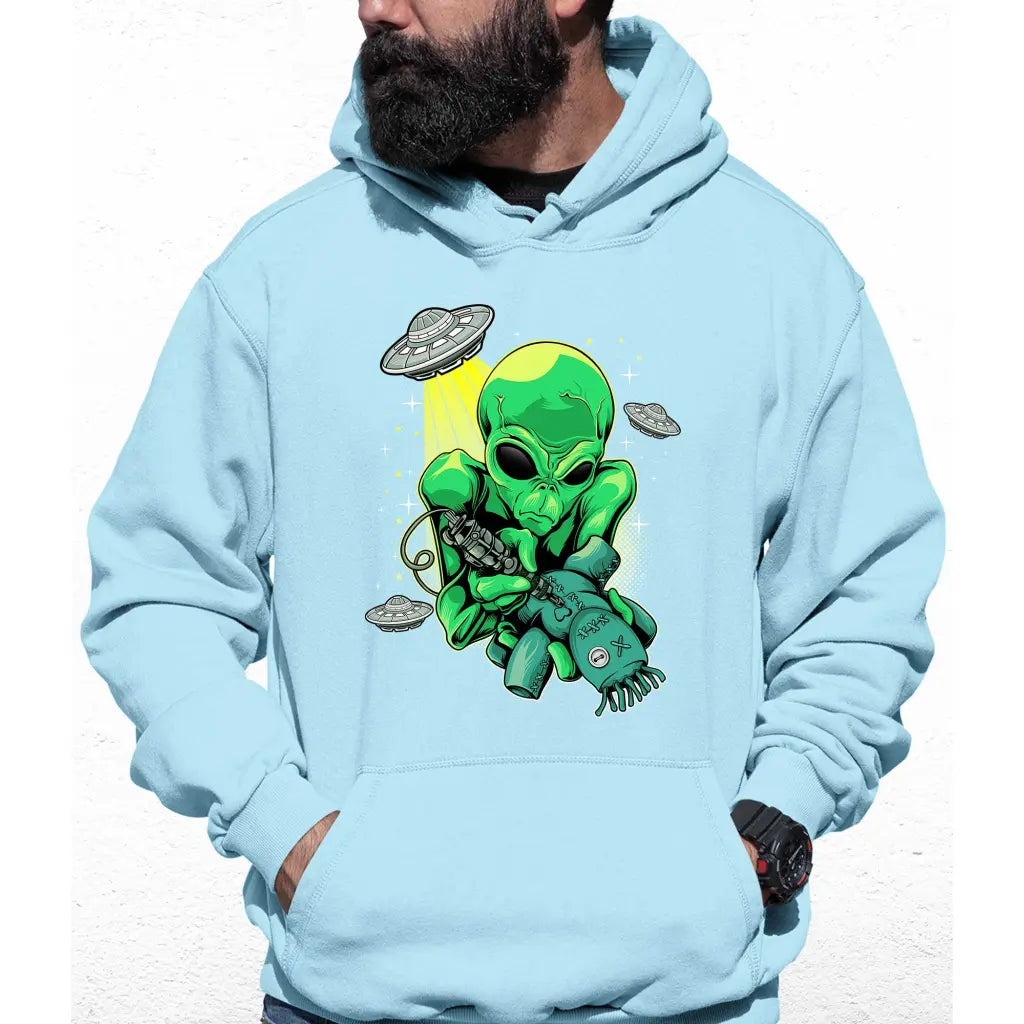 Alien Tattoo Colour Hoodie - Tshirtpark.com