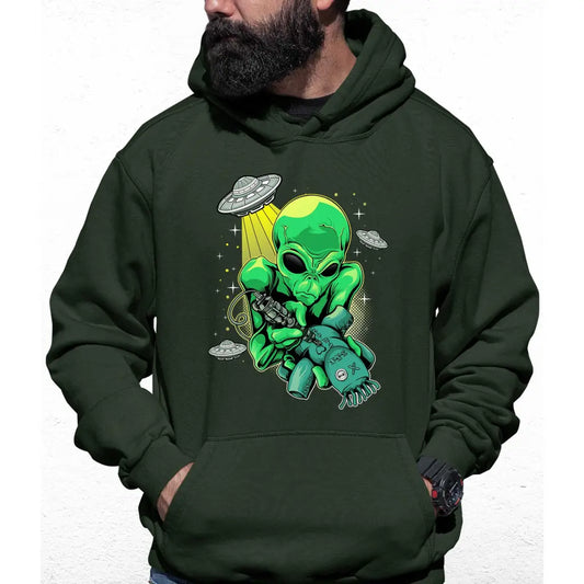 Alien Tattoo Colour Hoodie - Tshirtpark.com