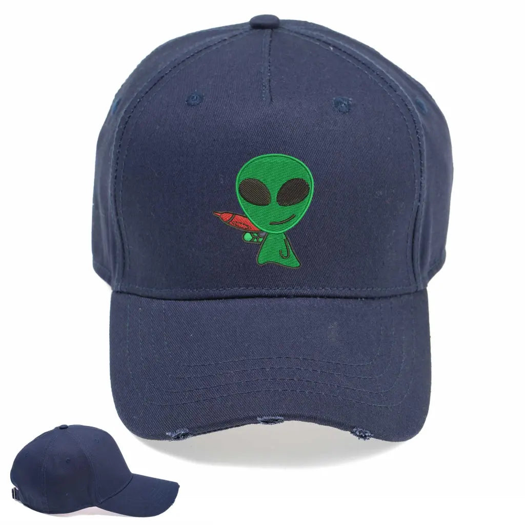 Alien With Gun Cap - Tshirtpark.com