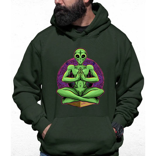 Alien Yoga Colour Hoodie - Tshirtpark.com
