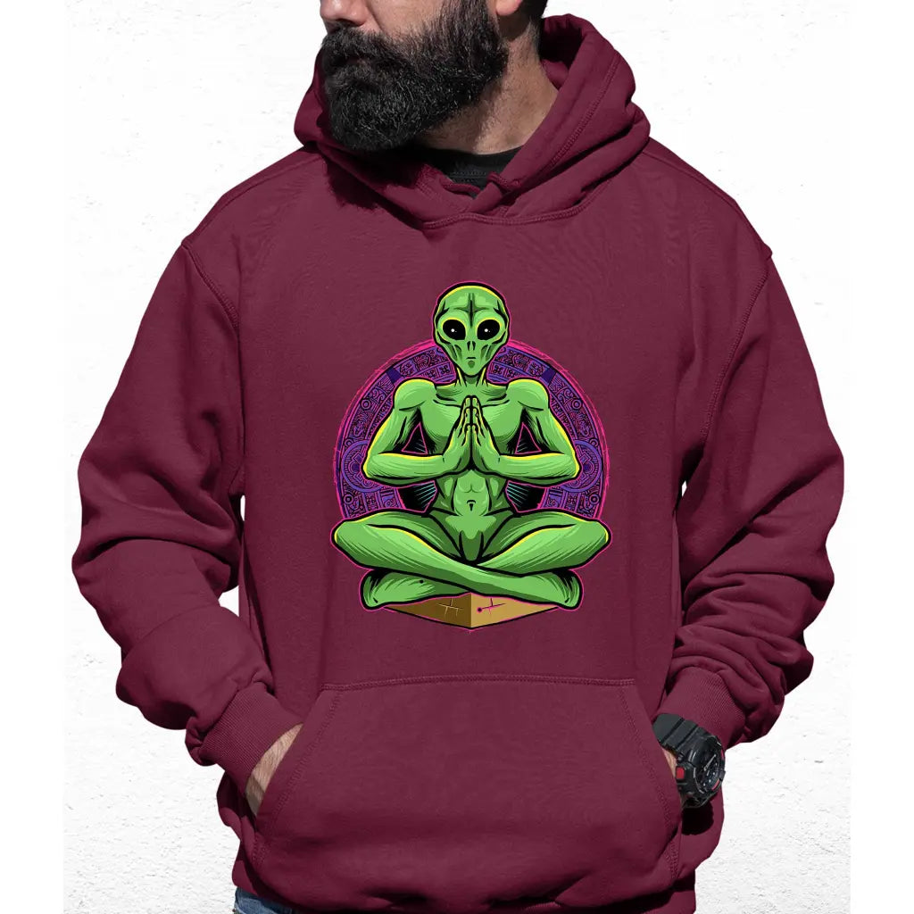 Alien Yoga Colour Hoodie - Tshirtpark.com