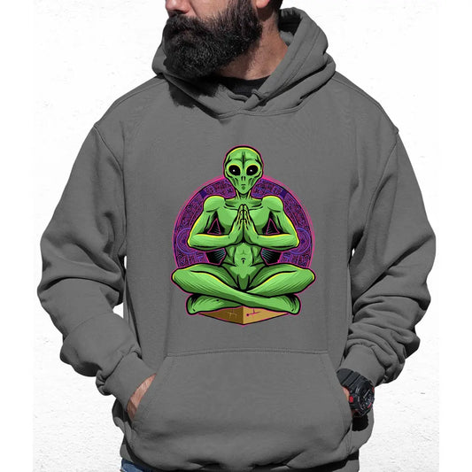 Alien Yoga Colour Hoodie - Tshirtpark.com