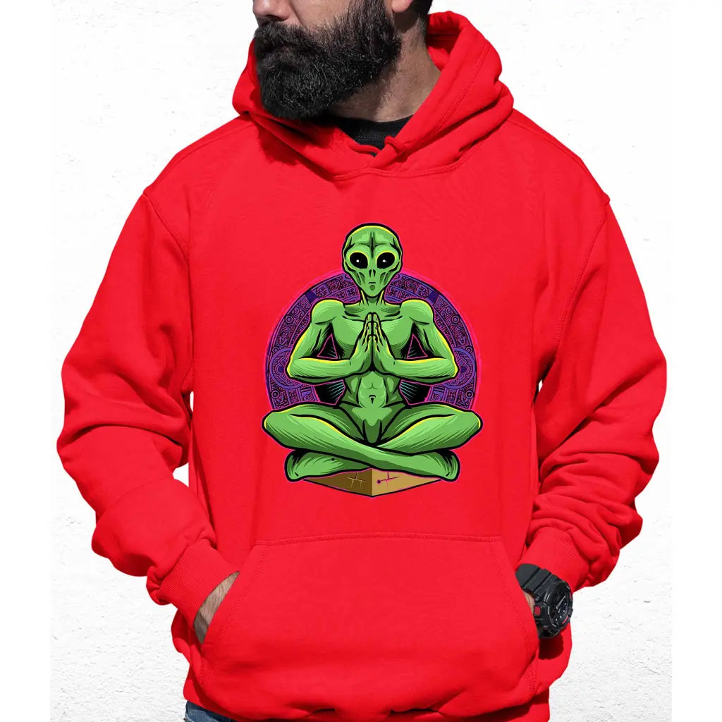 Alien Yoga Colour Hoodie - Tshirtpark.com