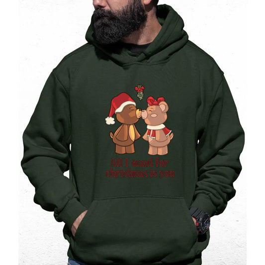 All I Want For Christmas Is You Colour Hoodie