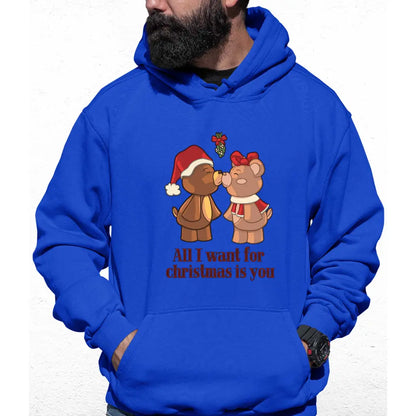All I Want For Christmas Is You Colour Hoodie