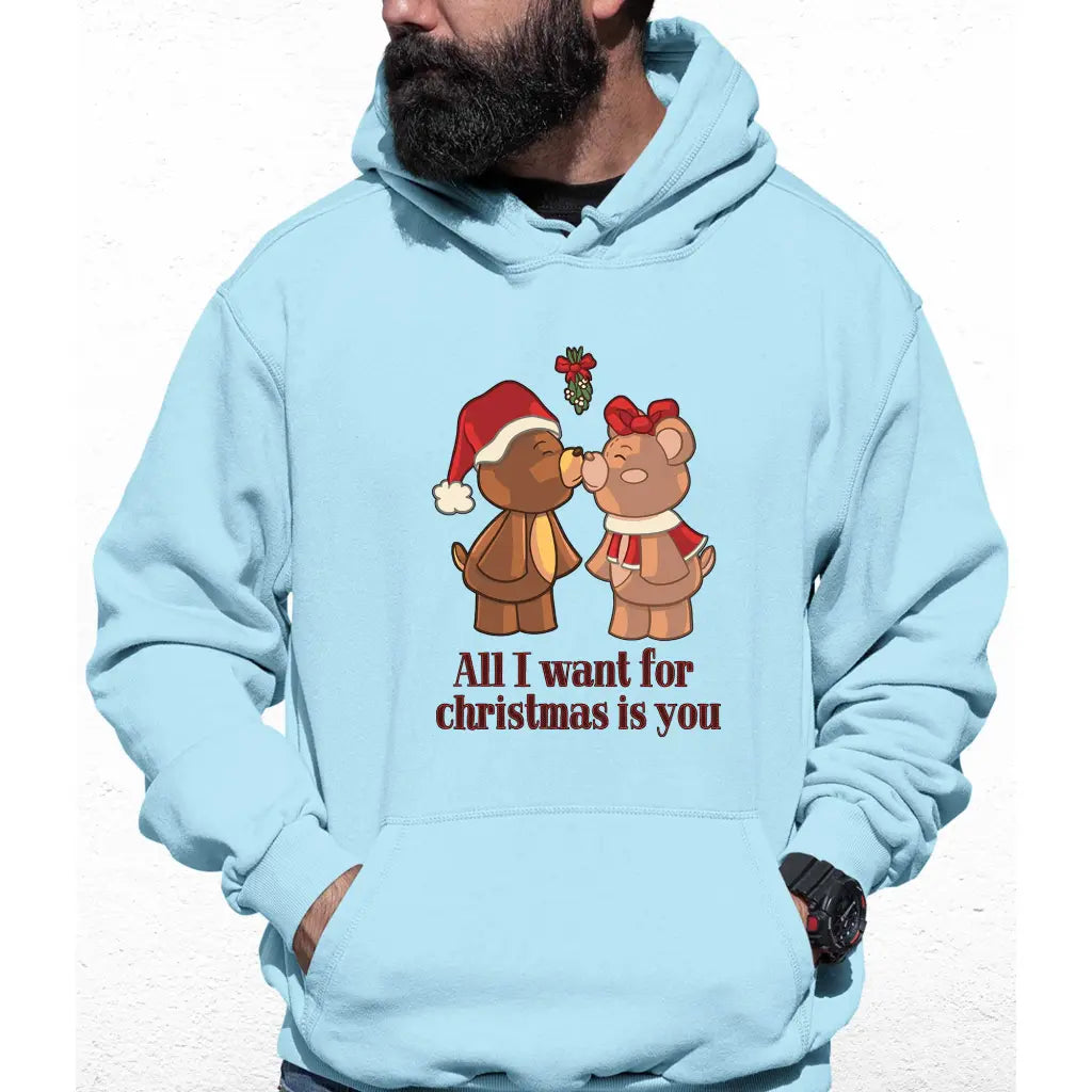 All I Want For Christmas Is You Colour Hoodie