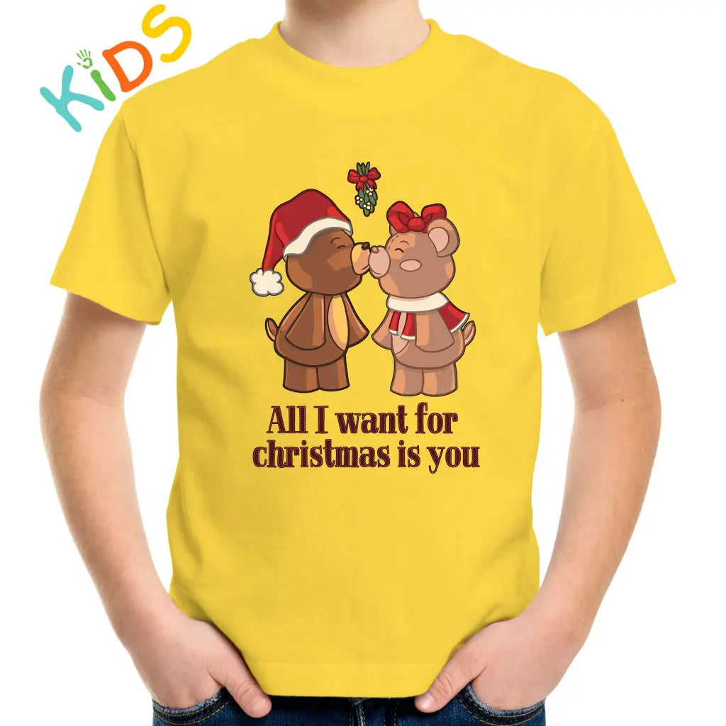 All I Want For Christmas Is You Kids T-shirt
