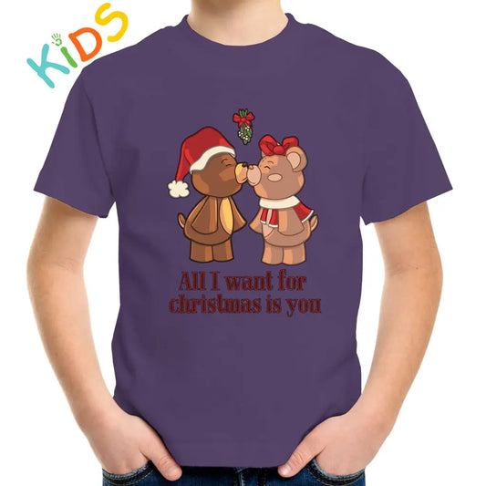 All I Want For Christmas Is You Kids T-shirt