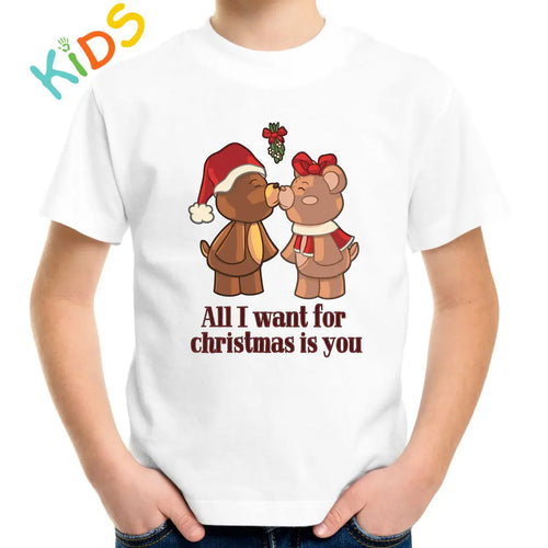 Alles was ich zu Weihnachten will ist dein Kinder T-Shirt