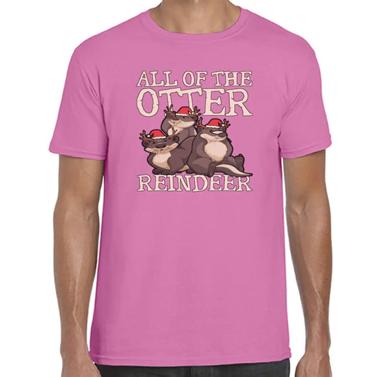 All Of The Otter Reindeer T-Shirt - Tshirtpark.com