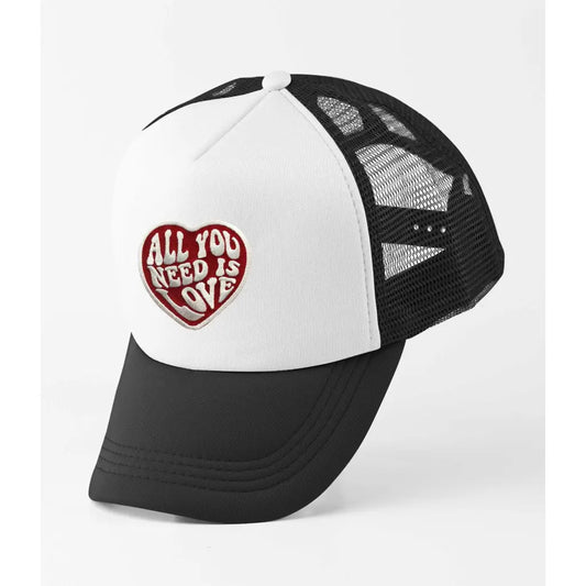 All You Need Is Love Slogan Trucker Cap - Tshirtpark.com