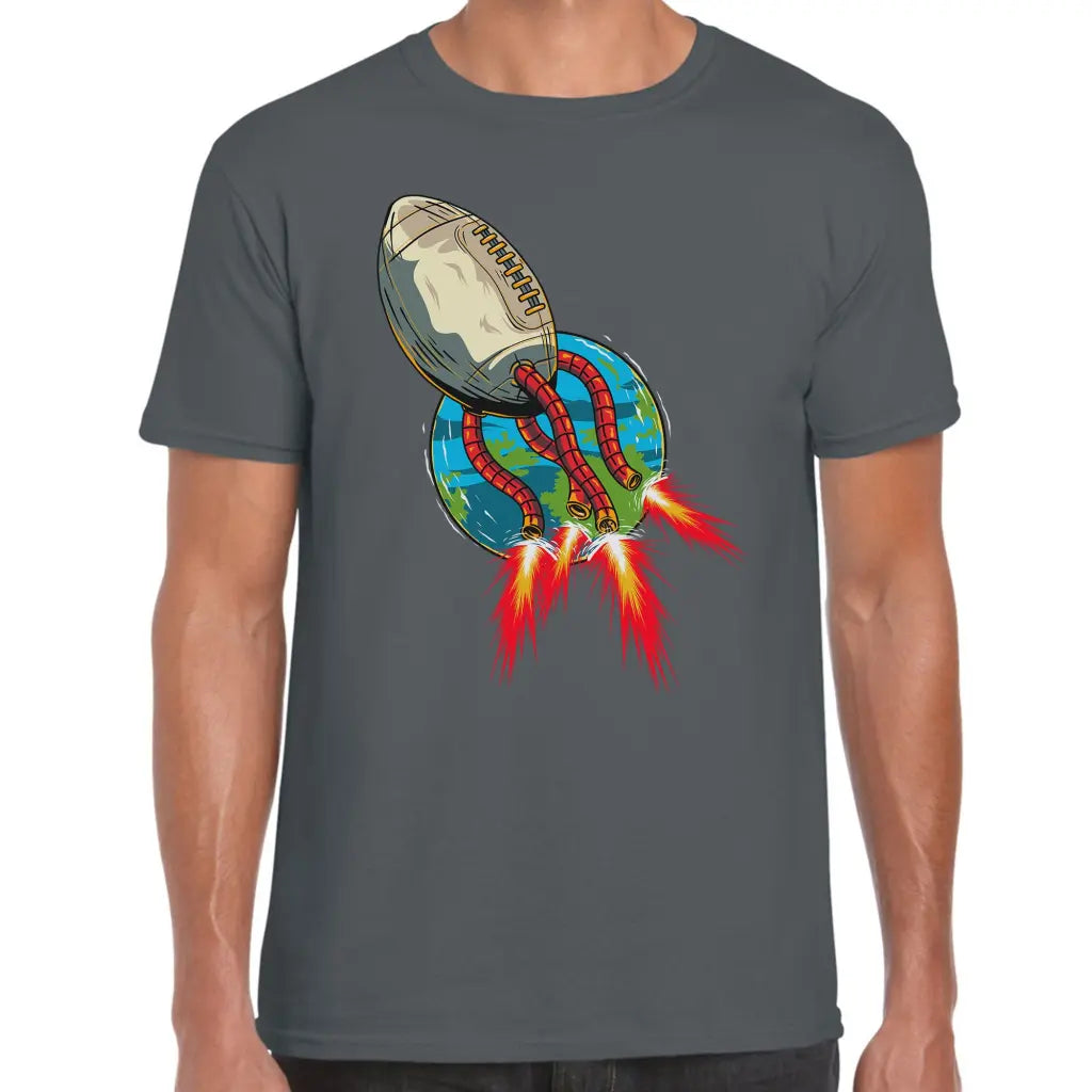 American Football Rocket T-Shirt - Tshirtpark.com