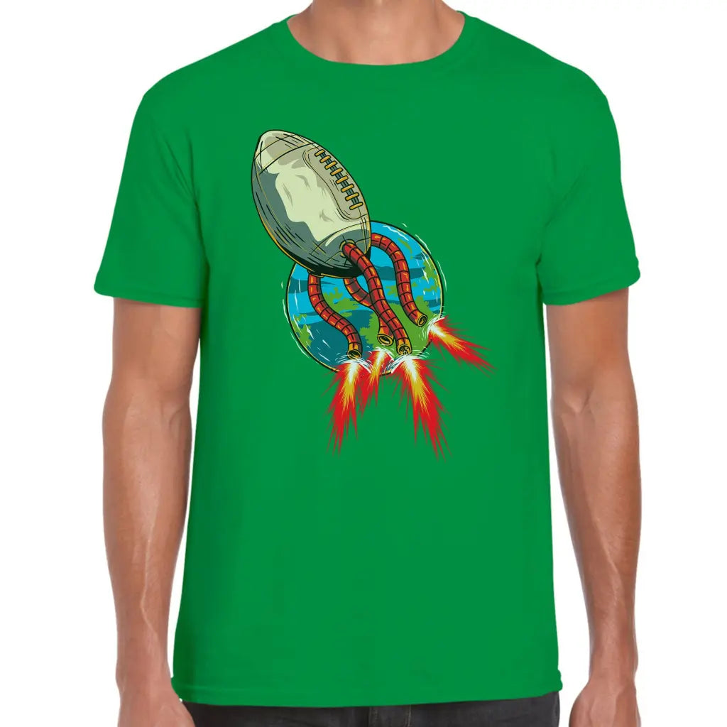 American Football Rocket T-Shirt - Tshirtpark.com