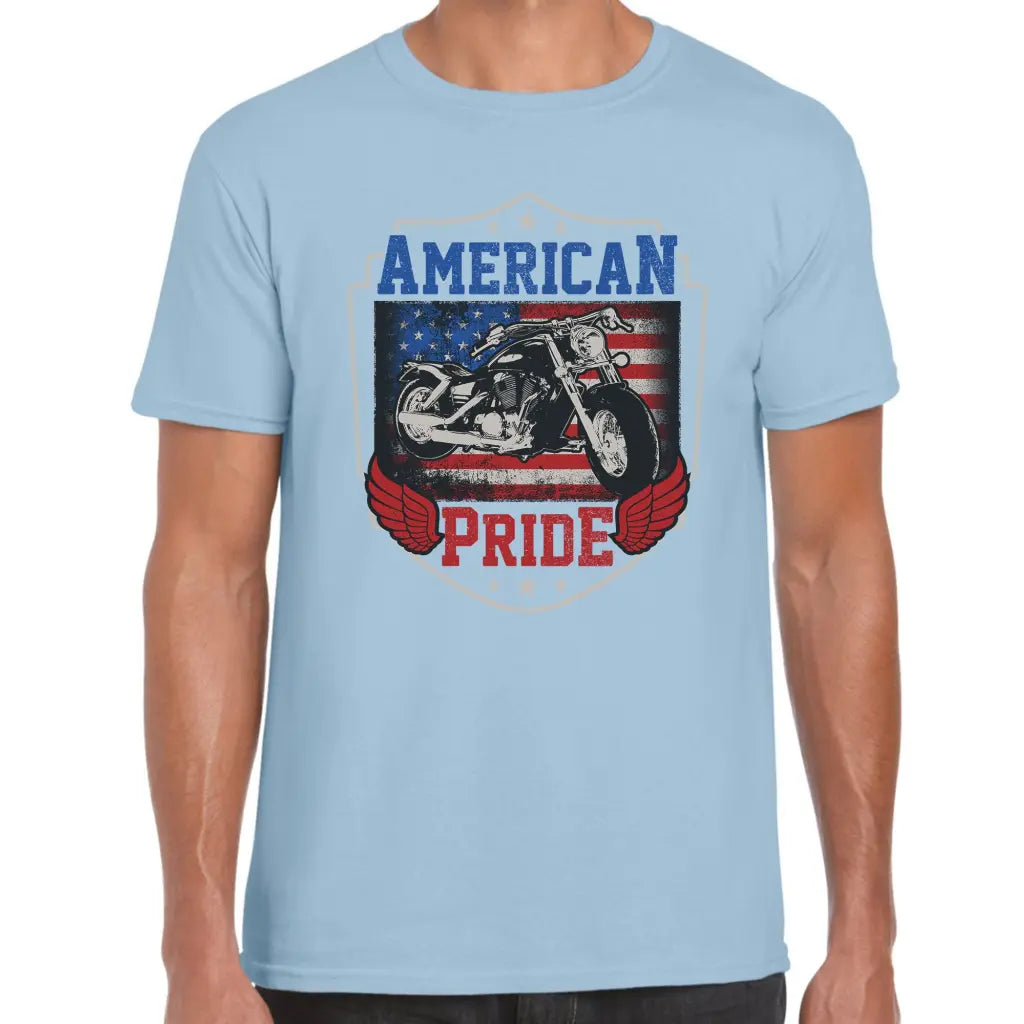 American Pride Bike T-Shirt - Tshirtpark.com