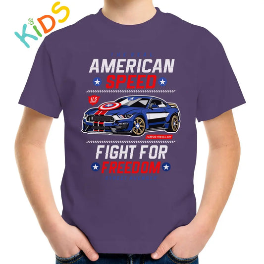 American Speed Kids T-shirt - Tshirtpark.com