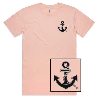 Anchor Embroidered T-Shirt - Tshirtpark.com
