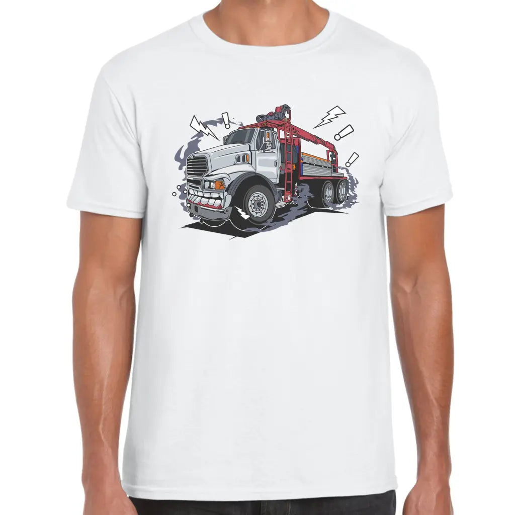 Angry Crane Lorry T-Shirt - Tshirtpark.com