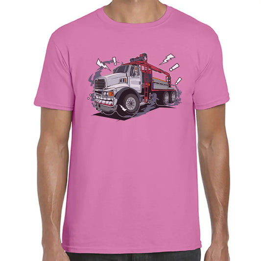 Angry Crane Lorry T-Shirt - Tshirtpark.com