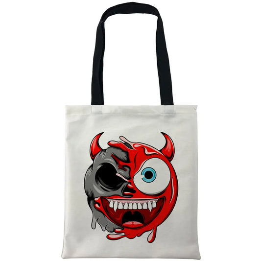 Angry Red Devil Smile Bags - Tshirtpark.com