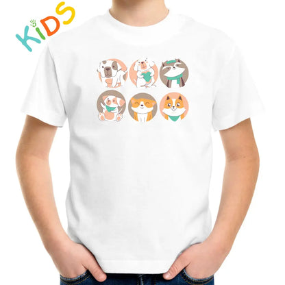Animals In The Circles Kids T-shirt - Tshirtpark.com