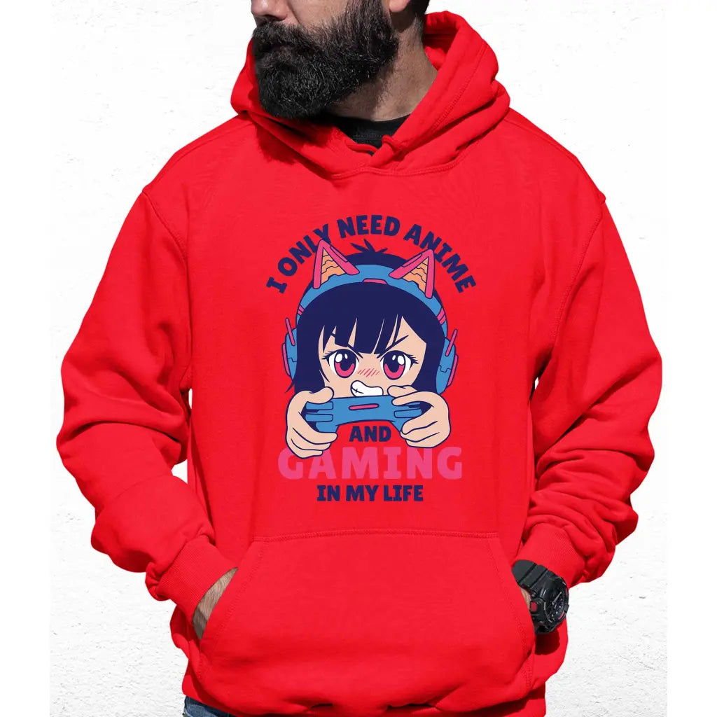 Anime Gamer Colour Hoodie - Tshirtpark.com