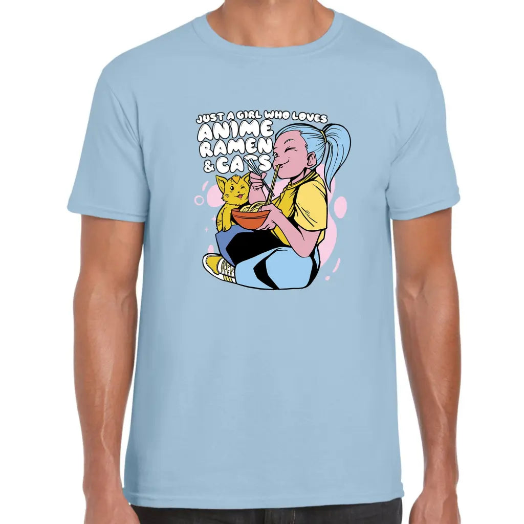 Anime Girl Ramen T-Shirt - Tshirtpark.com