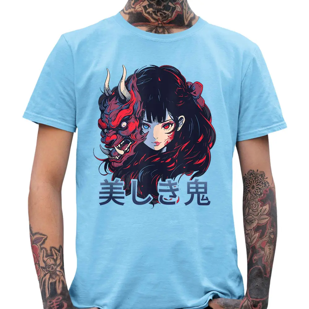 Anime Girl With Demon T-Shirt - Tshirtpark.com