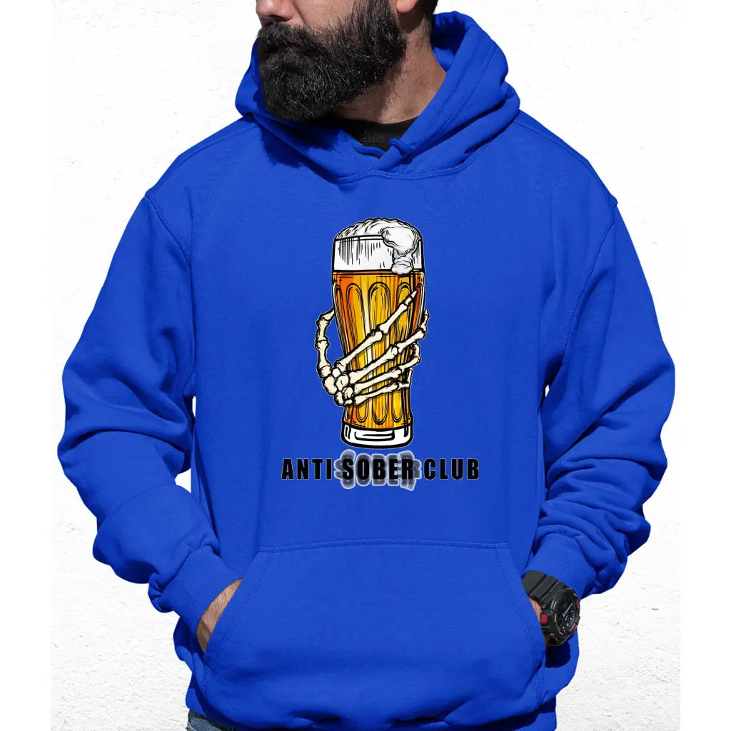 Anti-Sober Club Colour Hoodie - Tshirtpark.com