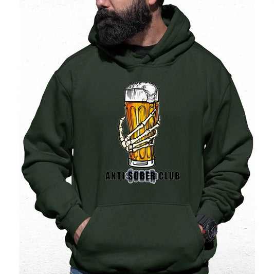 Anti-Sober Club Colour Hoodie - Tshirtpark.com