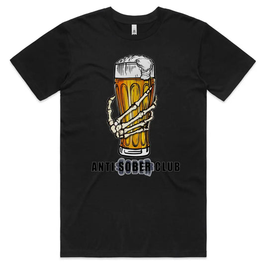 Anti Sober Club T-Shirt - Tshirtpark.com