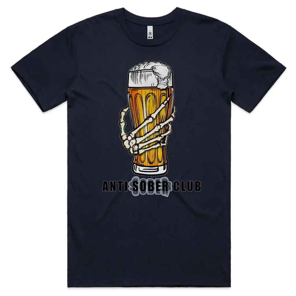 Anti Sober Club T-Shirt - Tshirtpark.com