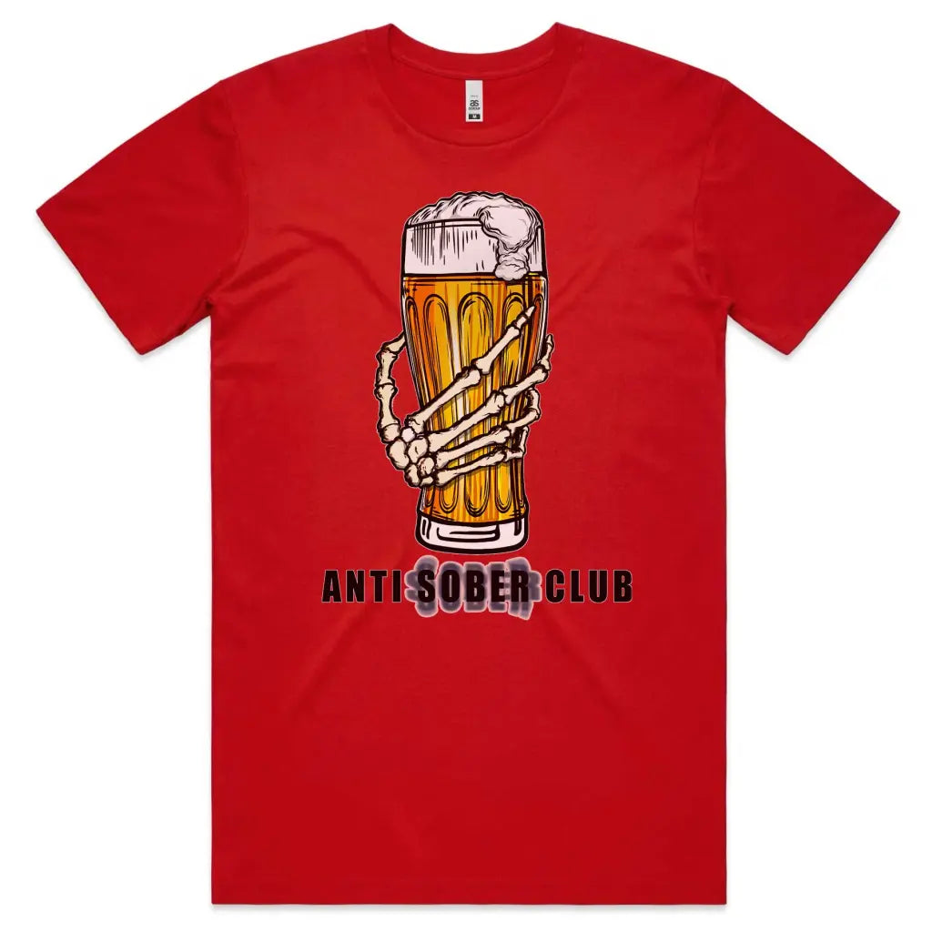 Anti Sober Club T-Shirt - Tshirtpark.com