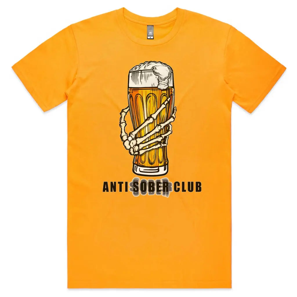 Anti Sober Club T-Shirt - Tshirtpark.com